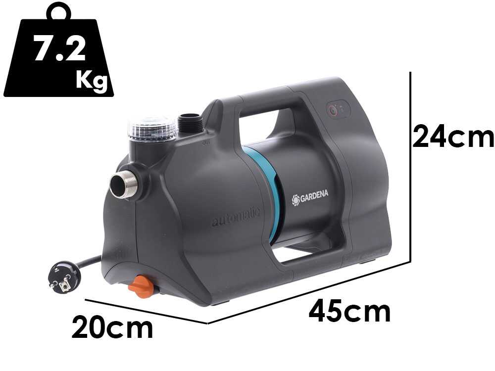 Gardena 5000 SilentComfort tuinpomp, detail 1