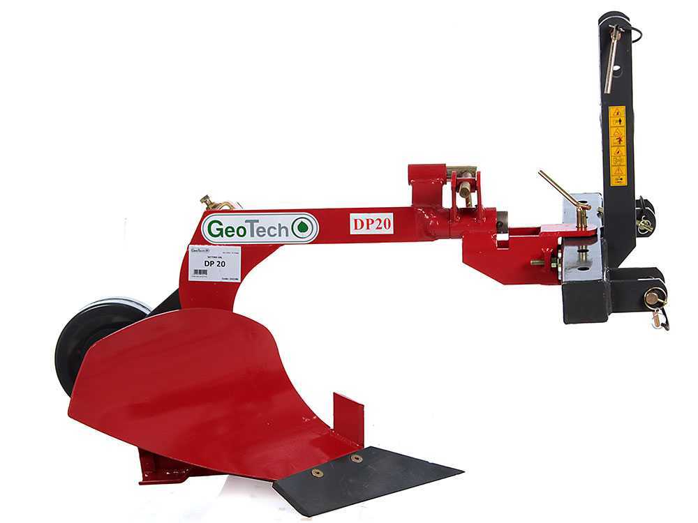 GeoTech DP20 1-scharige ploeg, detail 1