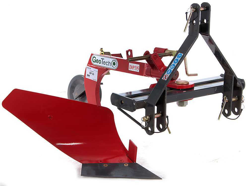 GeoTech DP35 1-scharige ploeg, detail 1
