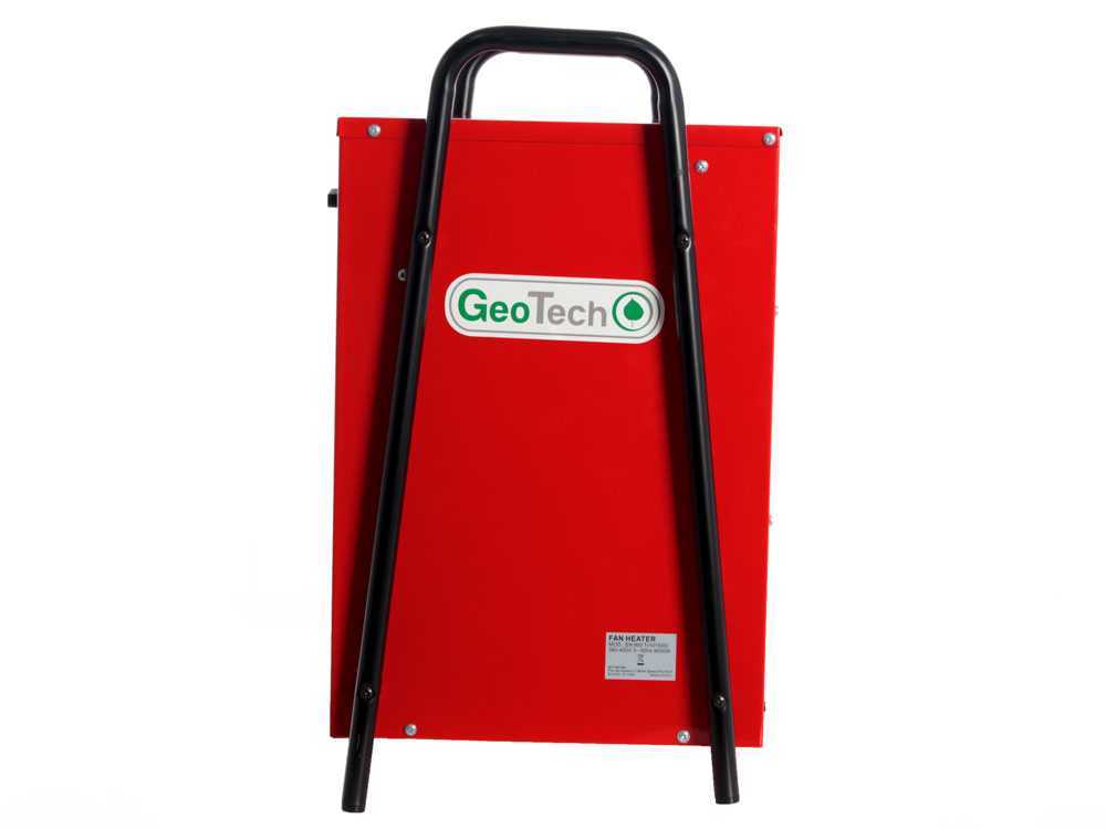 GeoTech EH 900 T elektrische heteluchtkanon 9 kW, 400 V, detail 1