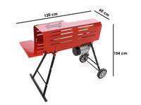 GeoTech LS7 HE EVO elektrische houtklover, 7 ton, horizontaal, detail 1