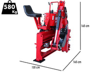 GeoTech Pro BHS 175 graafarm voor de trekker, zijwaarts verschuifbaar, detail 1