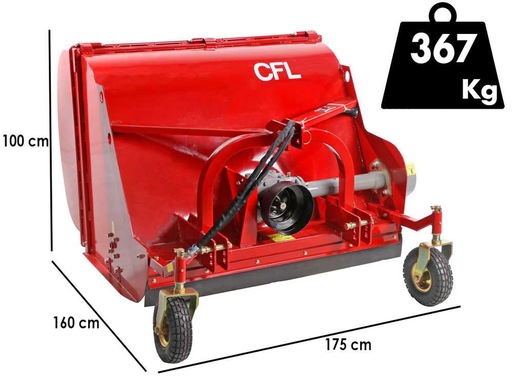 GeoTech Pro CFL160 klepelmaaier 160 cm, detail 1