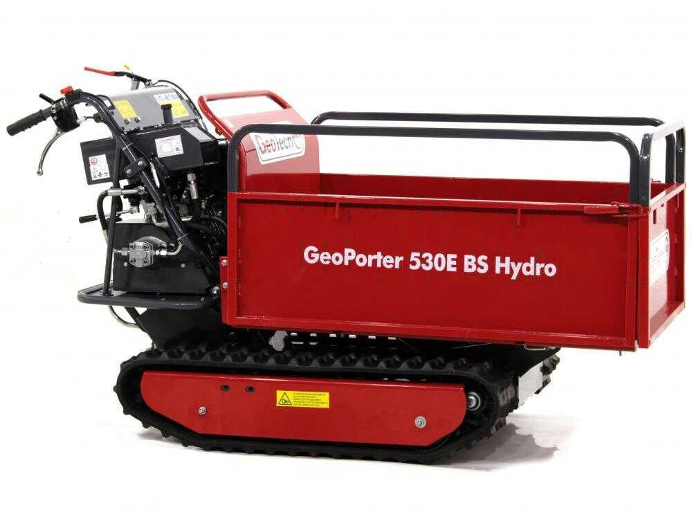 Motorkruiwagen laadvermogen 500 kg GeoTech Pro GeoPorter 530E BS Hydro Motor Wheelbarrow, hydraulisch kiepen, detail 1