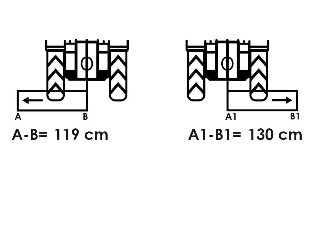 GeoTech Pro HFM 185-H klepelmaaier 182 cm, hydraulisch verschuifbaar, detail 1