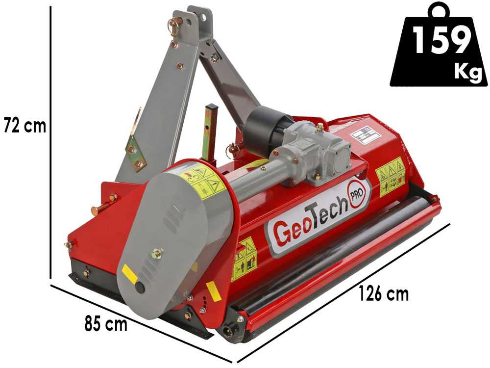 GeoTech Pro LFM115 klepelmaaier 113 cm, detail 1