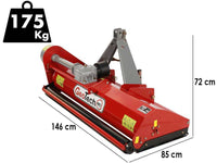 GeoTech Pro LFM155 klepelmaaier 153 cm, detail 1