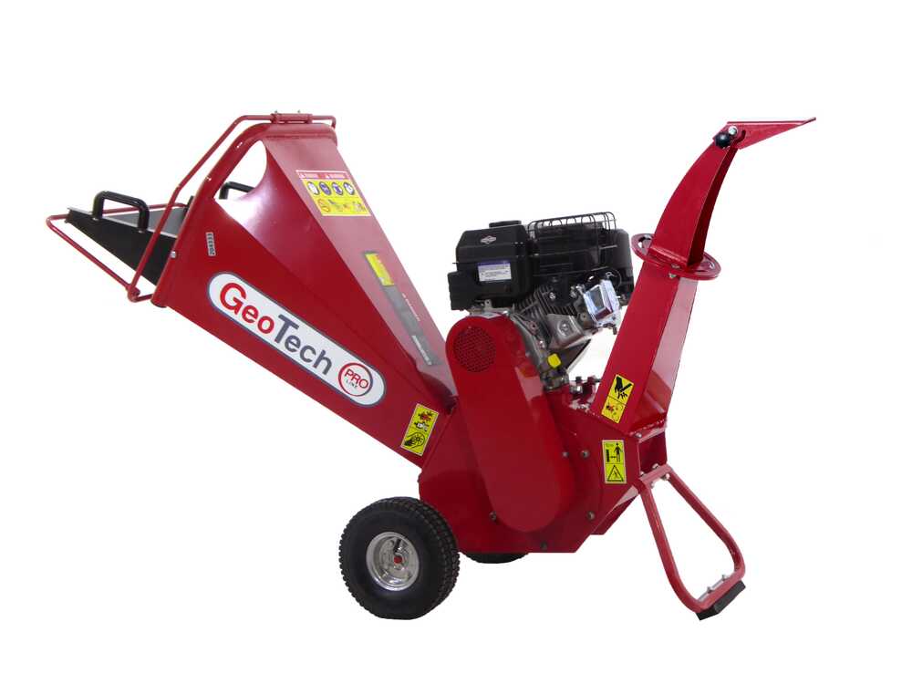 GeoTech Pro PCS70BS benzine hakselaar, takken tot 65 mm, detail 1