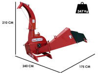 GeoTech Pro TCP 150 aftakas hakselaar, takken tot 150 mm, detail 1