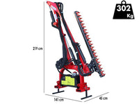 GeoTech Pro THC 175 heggenschaararm voor de trekker, detail 1