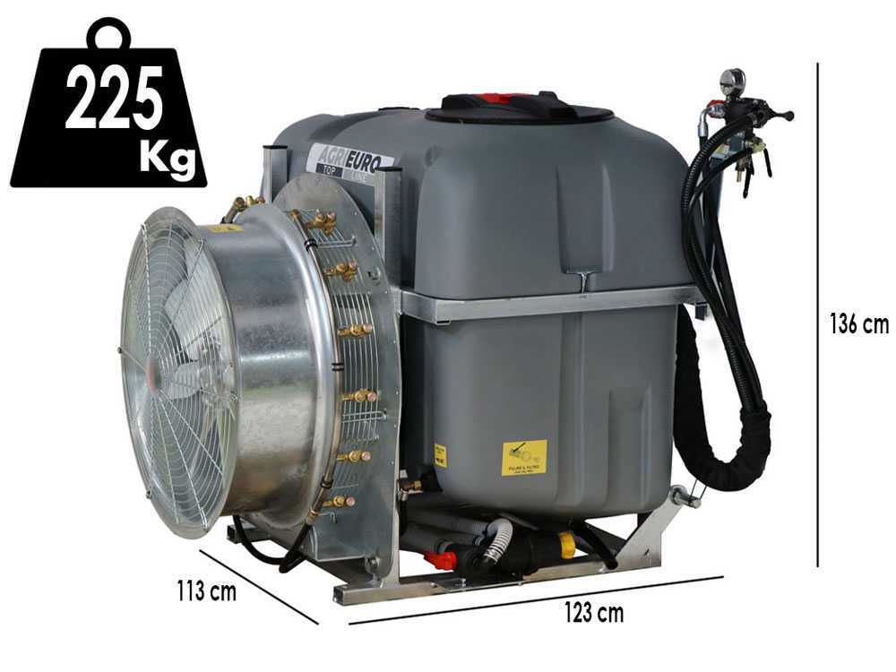 AgriEuro TOP-LINE Gray 600/70 nevelspuit, 600 liter, pomp AR713, detail 1