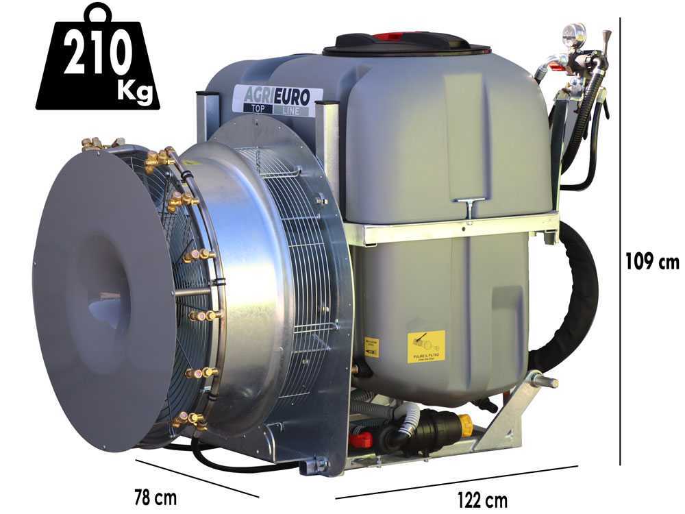 AgriEuro TOP-LINE Gray Reverse 300/70 nevelspuit, 300 liter, pomp AR713, detail 1