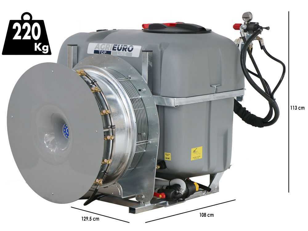 AgriEuro TOP-LINE Gray Reverse 600/70 nevelspuit, 600 liter, pomp AR713, detail 1