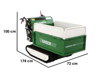 Motorkruiwagen laadvermogen 500 kg GreenBay EXPANDER-H 500 Crawler Carrier, motor Honda GX270, detail 1