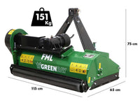 GreenBay FML 105 klepelmaaier 103 cm, detail 1