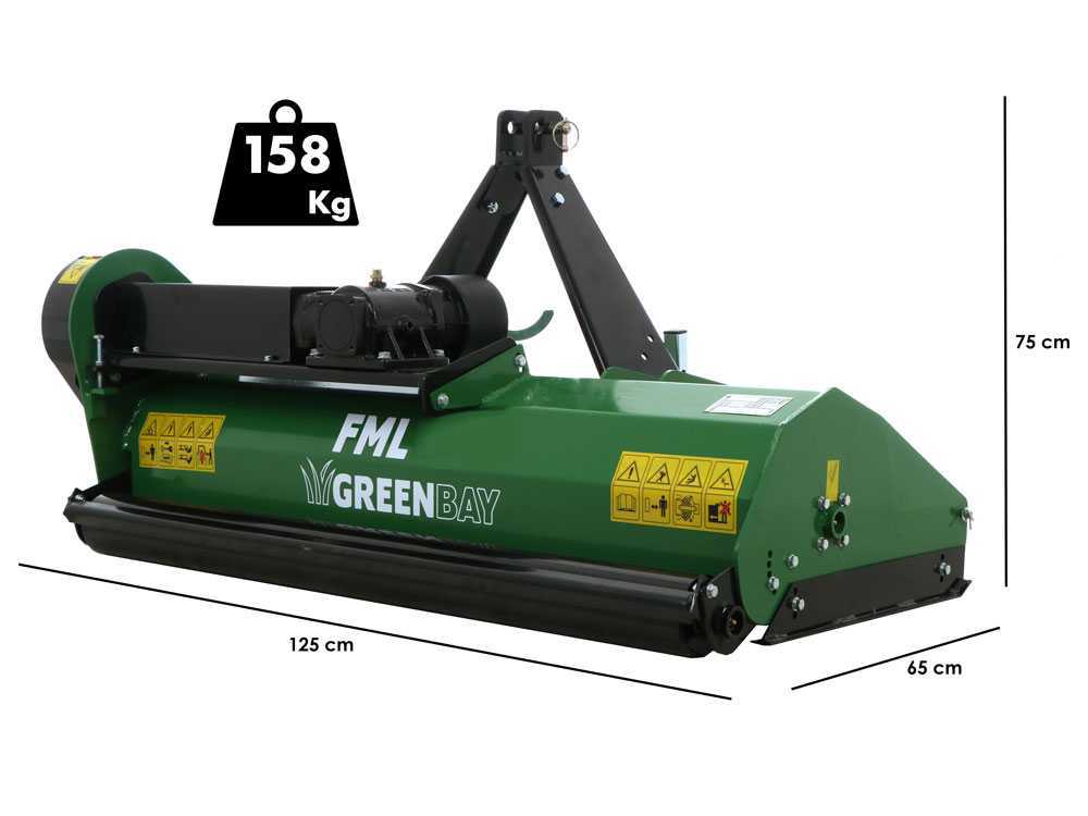 GreenBay FML 115 klepelmaaier 113 cm, detail 1