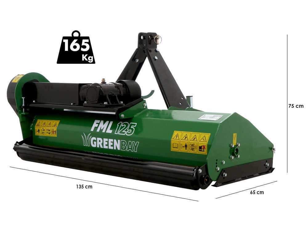 GreenBay FML 125 klepelmaaier 123 cm, detail 1