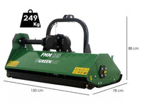 GreenBay FMM 135 klepelmaaier 132 cm, detail 1
