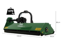 GreenBay FMM 155 klepelmaaier 152 cm, detail 1