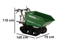 Rupsdumper laadvermogen 300 kg GreenBay Tipper 300, motor Honda GP160, detail 1