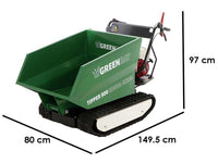 Rupsdumper laadvermogen 500 kg GreenBay Tipper 500, motor Honda GX200, detail 1