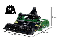 GreenBay TSB 125 stenenbegraver 115 cm, detail 1