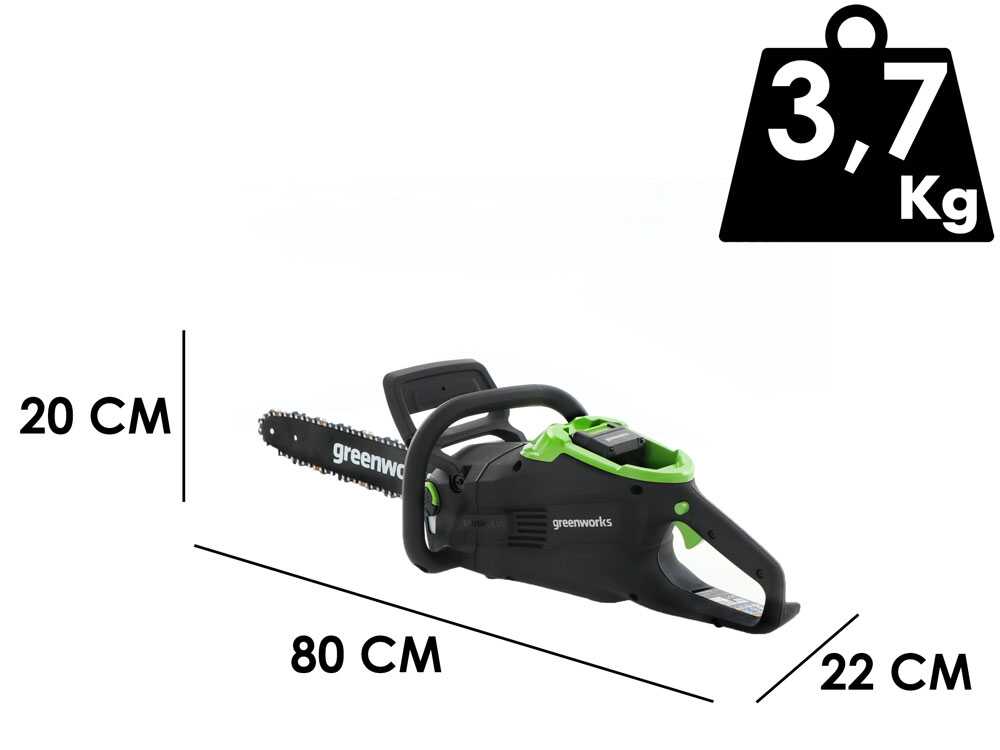 Greenworks GD48CS36 accu kettingzaag, zwaard 36 cm, 48 V zonder accu, detail 1