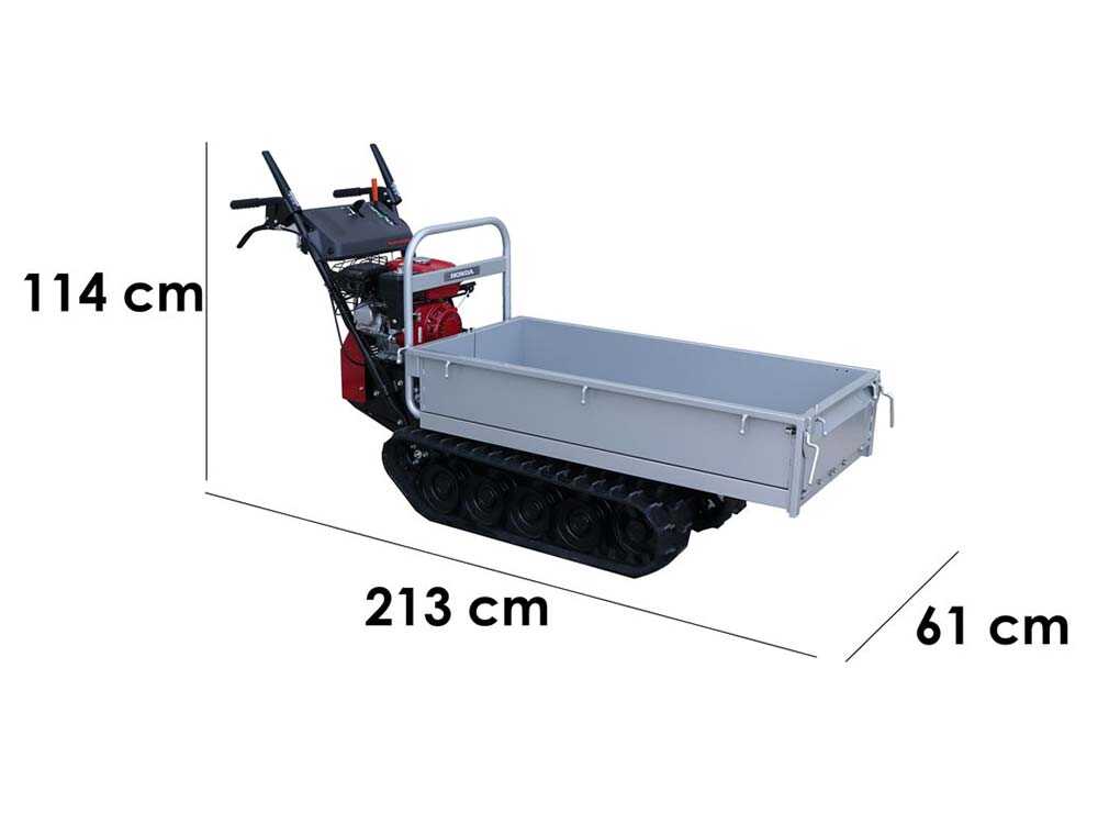 Rupsdumper laadvermogen 500 kg Honda HP 500 BX E1, detail 1