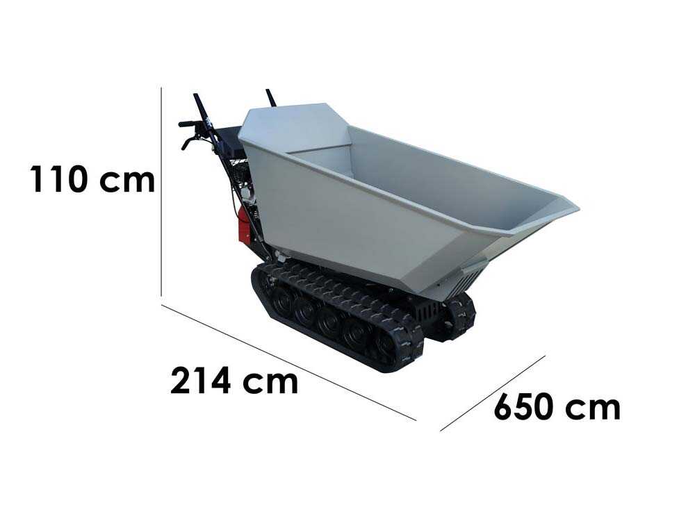 Rupsdumper laadvermogen 500 kg Honda HP 500H IT, detail 1
