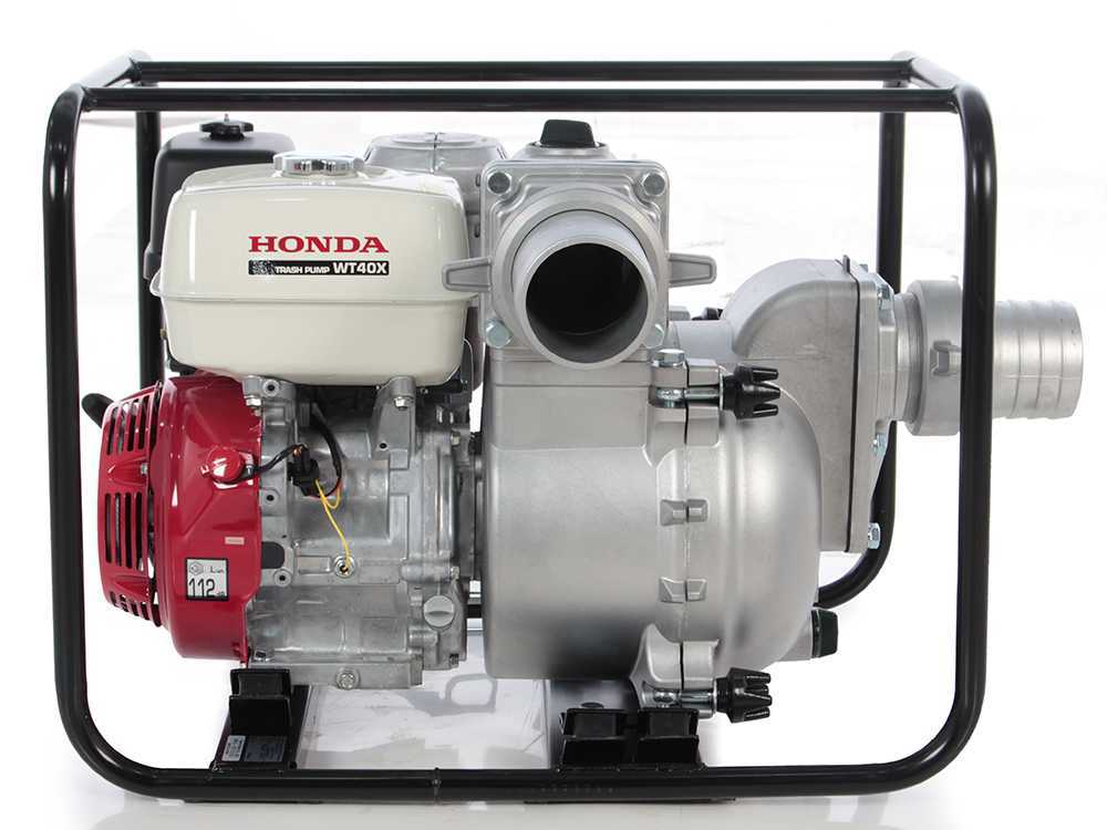 Honda WT 40 benzine motorpomp voor vuil water, aansluiting 100 mm, detail 1