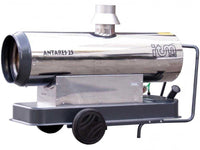 ITM ANTARES 25 INOX diesel heteluchtkanon 25 kW, indirect gestookt, detail 1