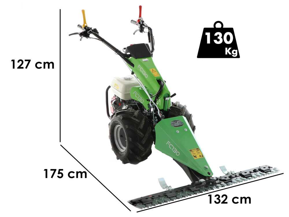 Balkmaaier 130 cm Lampacrescia - MGM FC 130, motor Honda GX390, detail 1