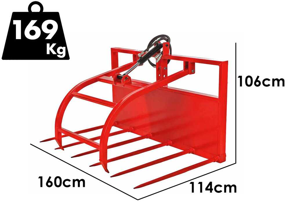 AgriEuro Premium M160 takkengrijper voor de trekker, 700 kg, detail 1