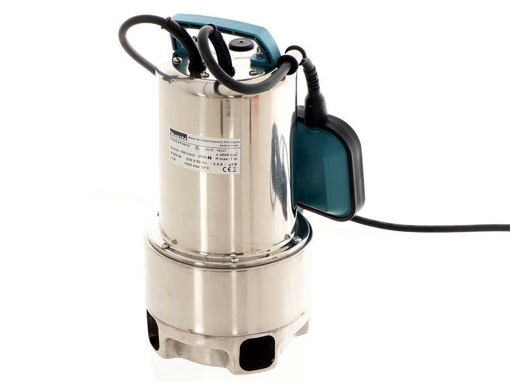 Makita PF0610 dompelpomp voor vuil water, detail 1