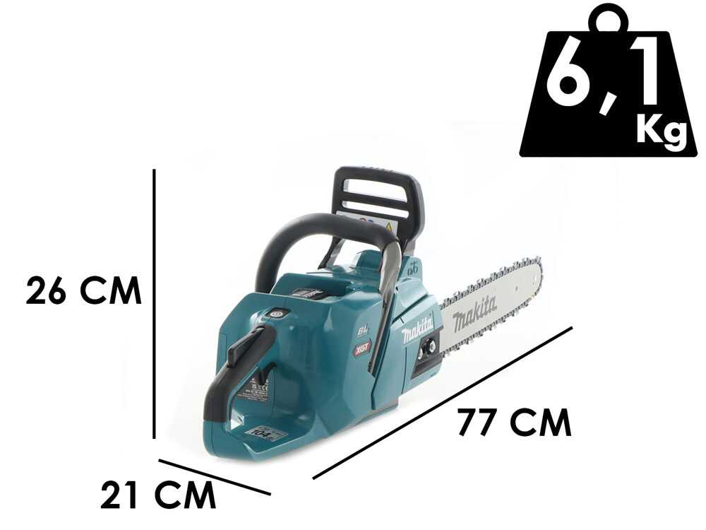 Makita UC011GZ accu kettingzaag, zwaard 35 cm, 40 V 4 Ah zonder accu, detail 1