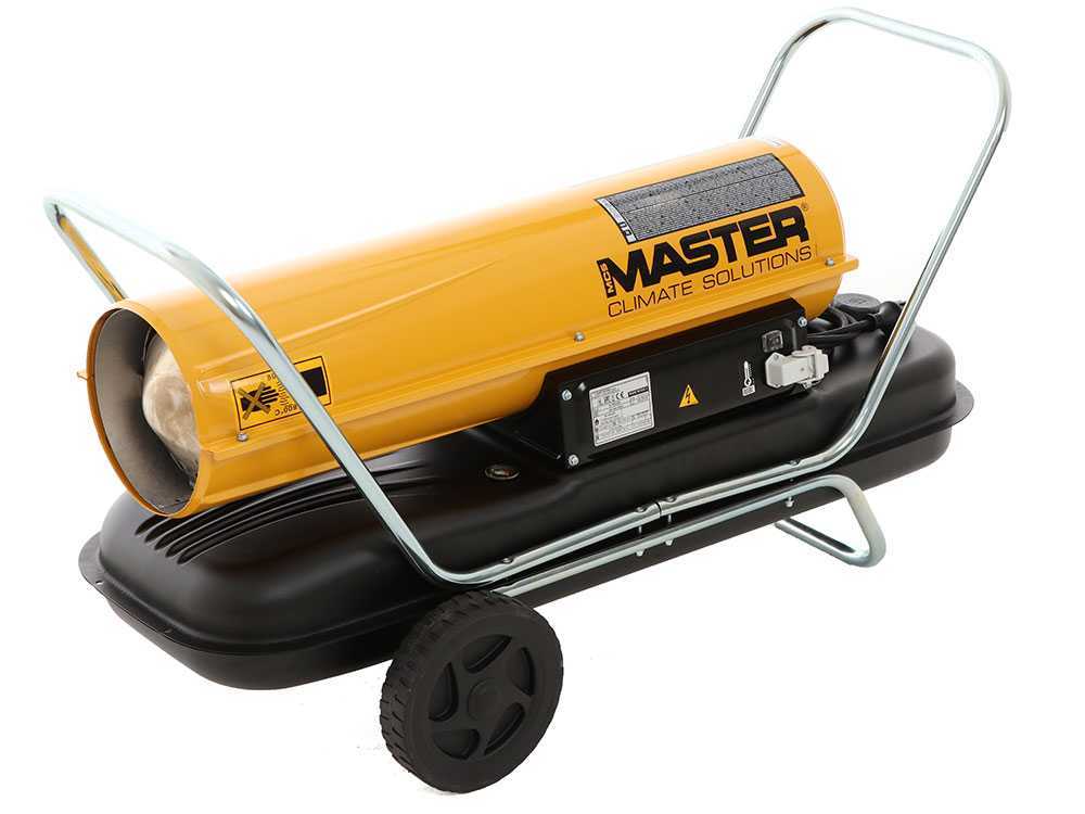 Master B 150 diesel heteluchtkanon 44 kW, direct gestookt, detail 1