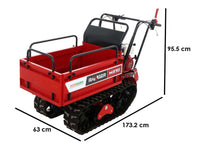 Rupsdumper laadvermogen 350 kg AgriEuro Premium Ranger M370 Extendable, motor Honda GX160, detail 1