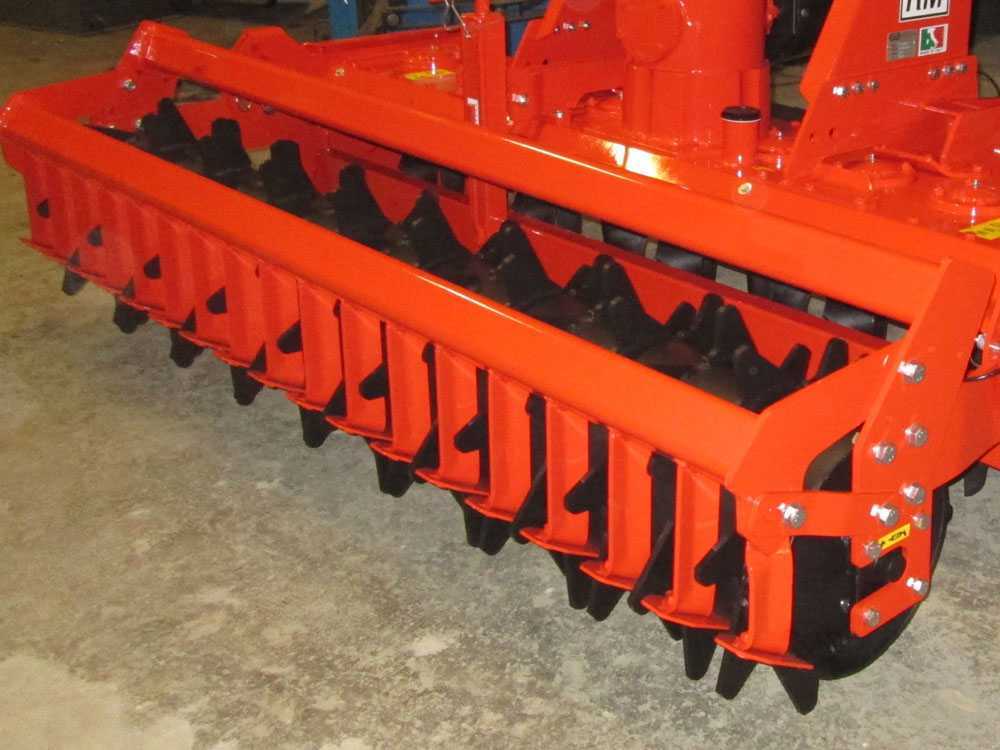 AgriEuro TOP-LINE RM200 rotorkopeg 200 cm, zware serie, pakkerwals, detail 1