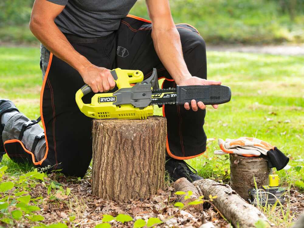 Ryobi RY18CS20A-125 accu kettingzaag, zwaard 20 cm, 18 V 2,5 Ah, detail 1