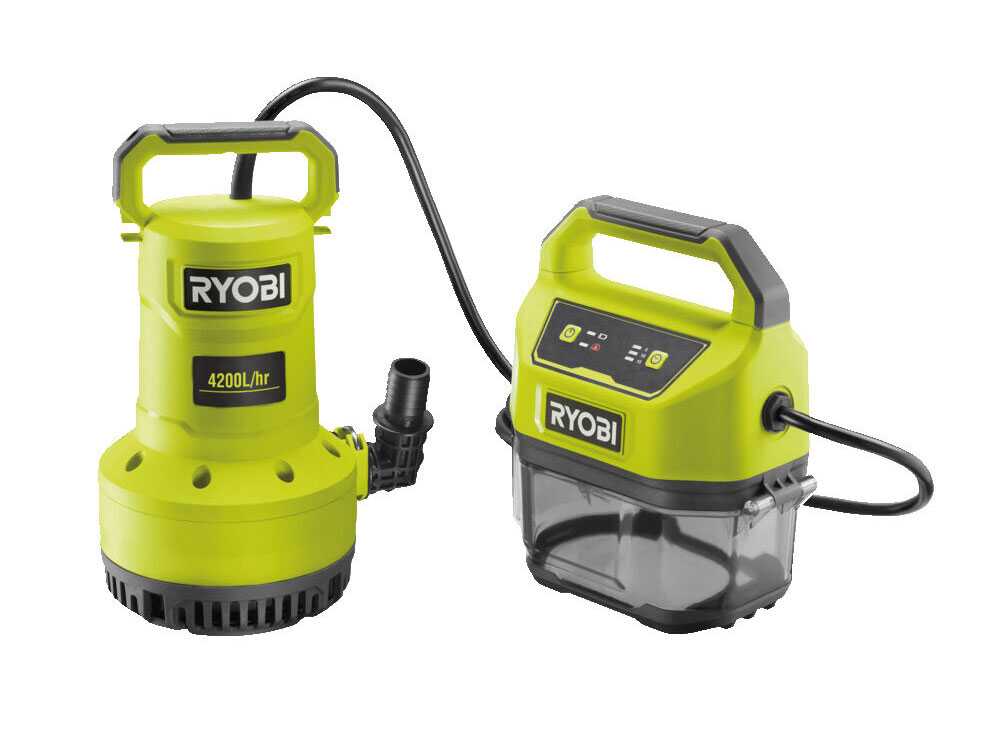 Ryobi RY18SPA-0 18V dompelpomp voor schoon en vuil water, zonder accu, detail 1