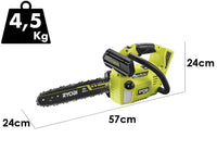 Ryobi RY36THCSX30A-140 accu kettingzaag, zwaard 30 cm, 36 V 4 Ah, detail 1
