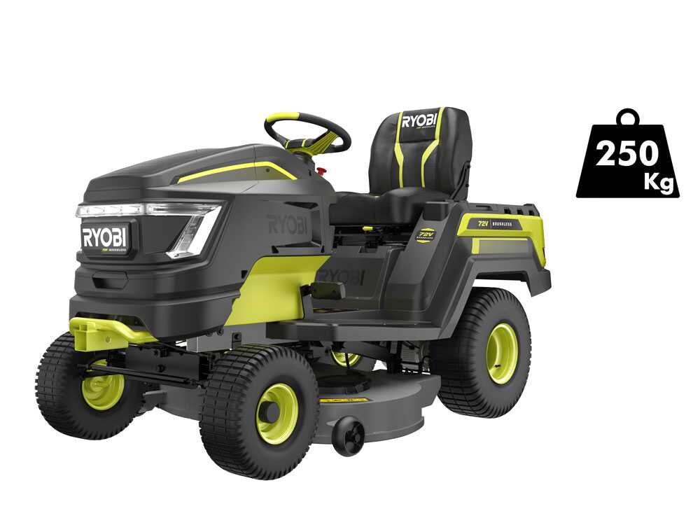 Ryobi RY72TMX107-210 accu-zitmaaier met zijuitworp 107 cm, automaat, detail 1