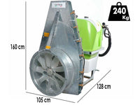Seven Italy 400 nevelspuit met toren, 400 liter, pomp APS 71, detail 1