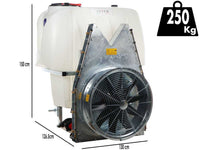 Seven Italy 600 verticale nevelspuit, 600 liter, pomp APS 71, detail 1