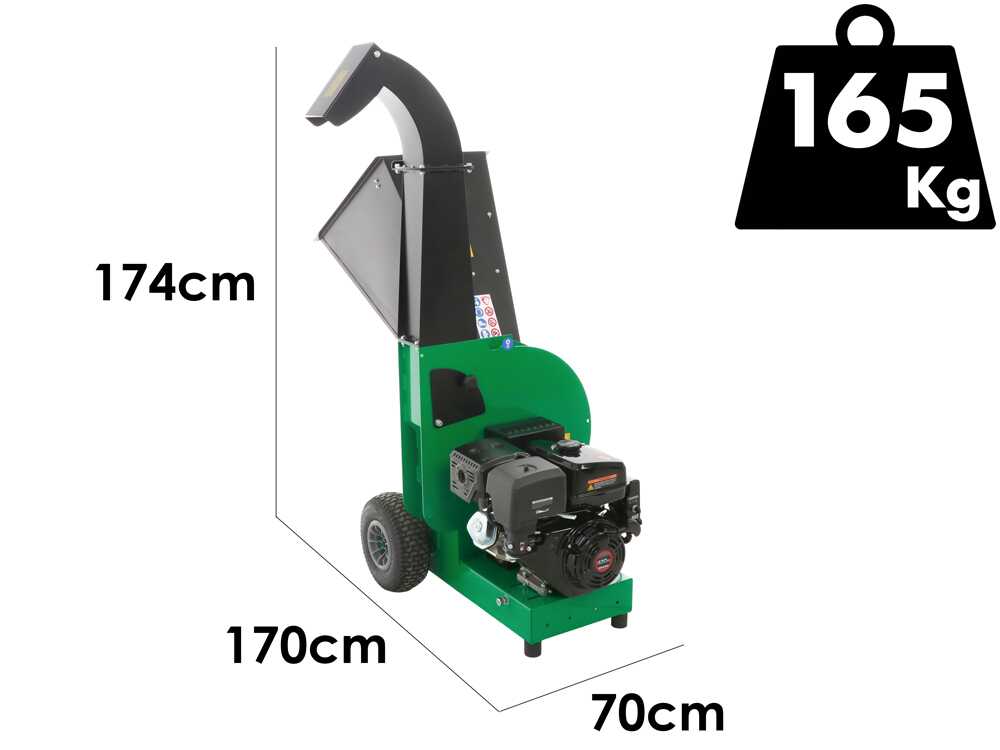 Seven Italy BIGCH420 benzine hakselaar, takken tot 80 mm, elektrische start | Rabe