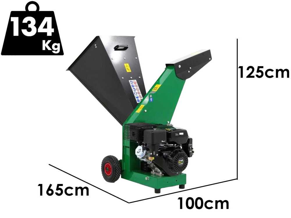 Seven Italy CH420 benzine hakselaar, takken tot 80 mm, elektrische start, detail 1