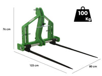Seven Italy LIFT_2 ROLL balenvork voor de trekker, 750 kg, detail 1