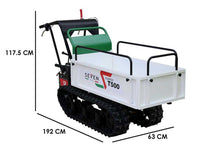 Rupsdumper laadvermogen 500 kg Seven Italy T500 GX, detail 1