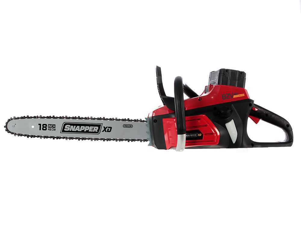 Snapper SXDCS82 accu kettingzaag, zwaard 46 cm, 82 V 4 Ah, detail 1