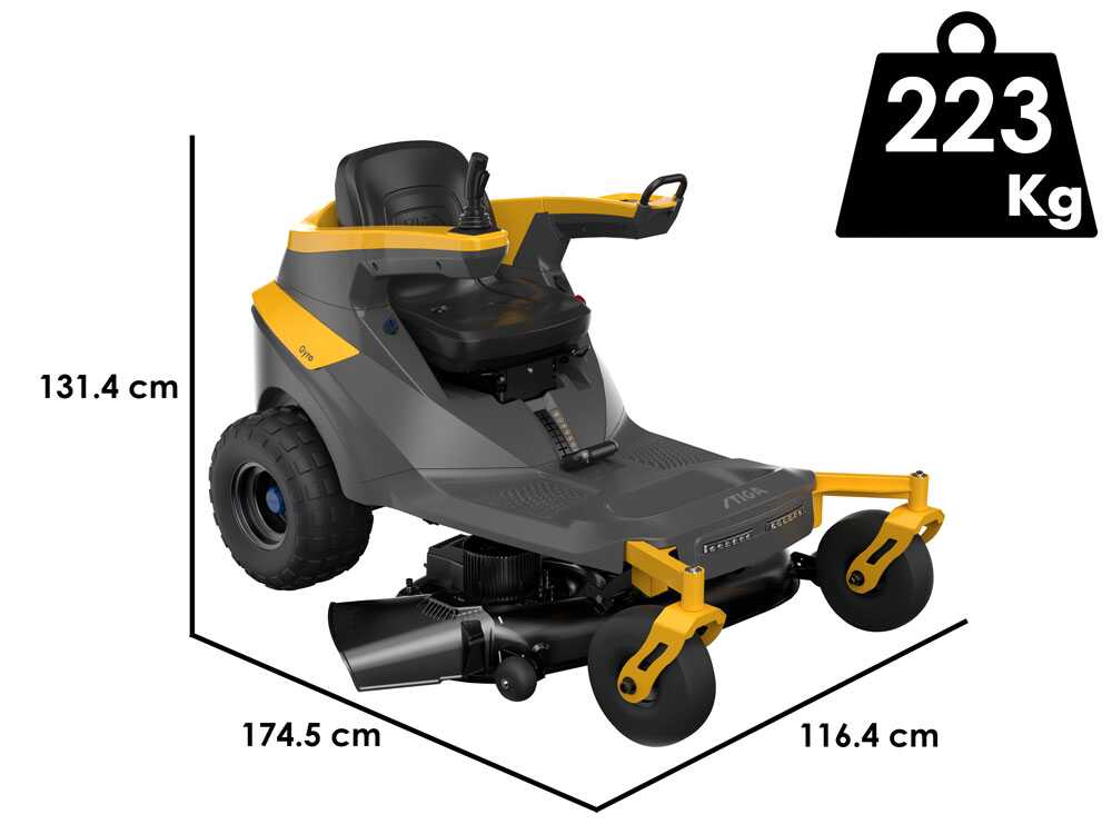 Stiga Gyro 700e accu-zero-turn zitmaaier 108 cm, automaat, detail 1